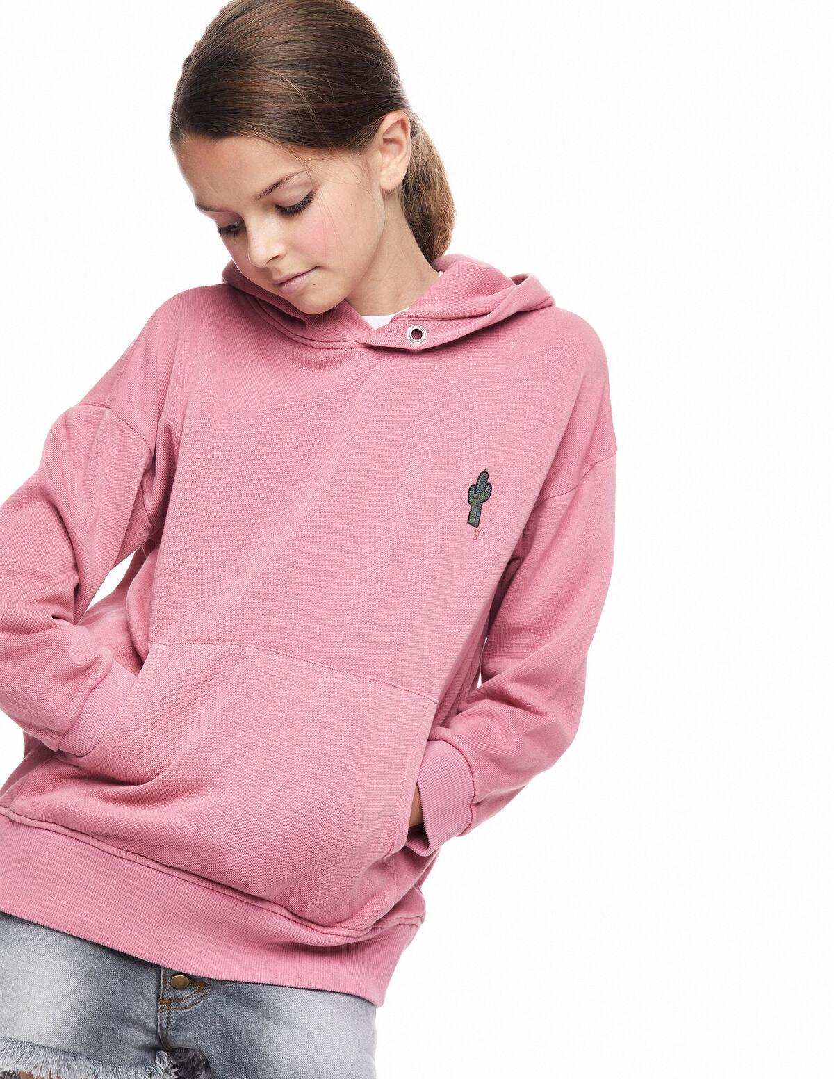 Blue palm tree hoodie