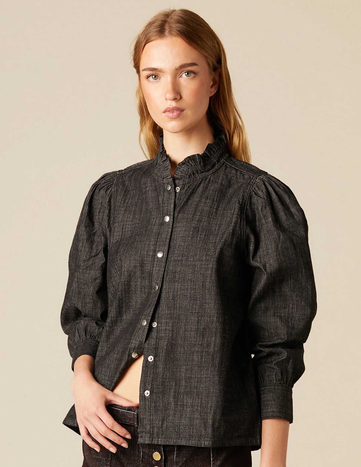 CAMISA VAQUERA NEGRA
