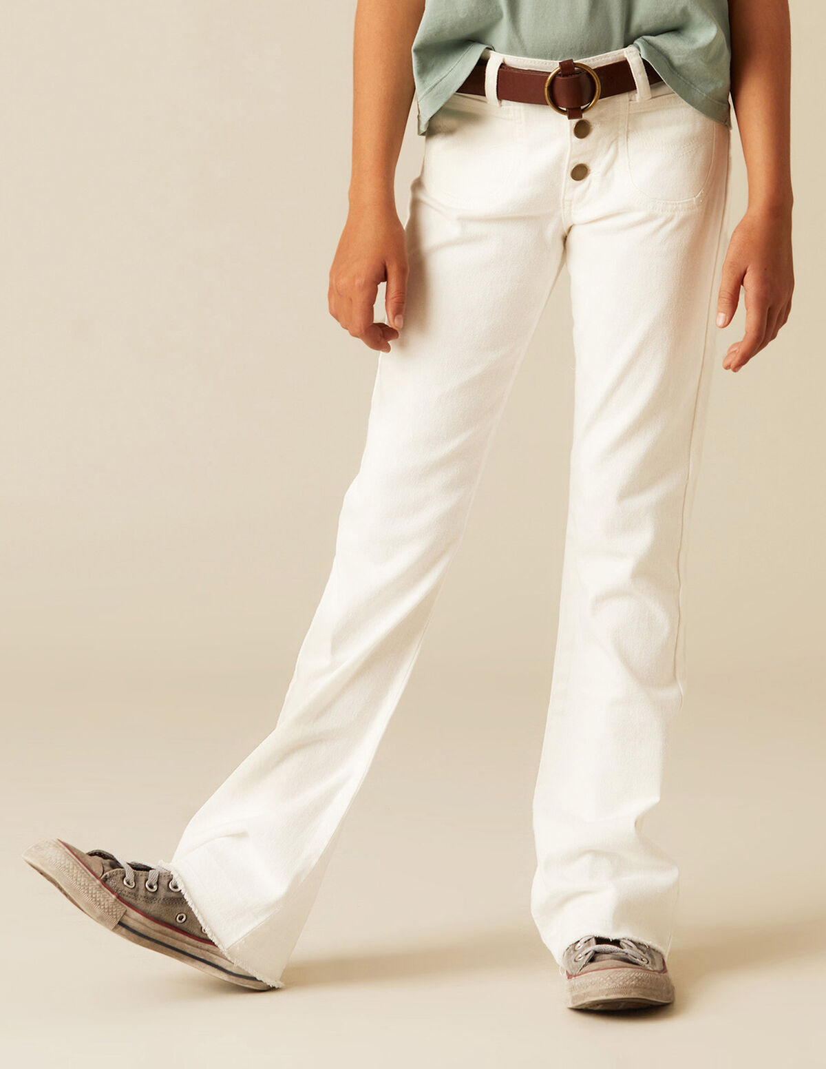 Pantalón campana vaquero azul