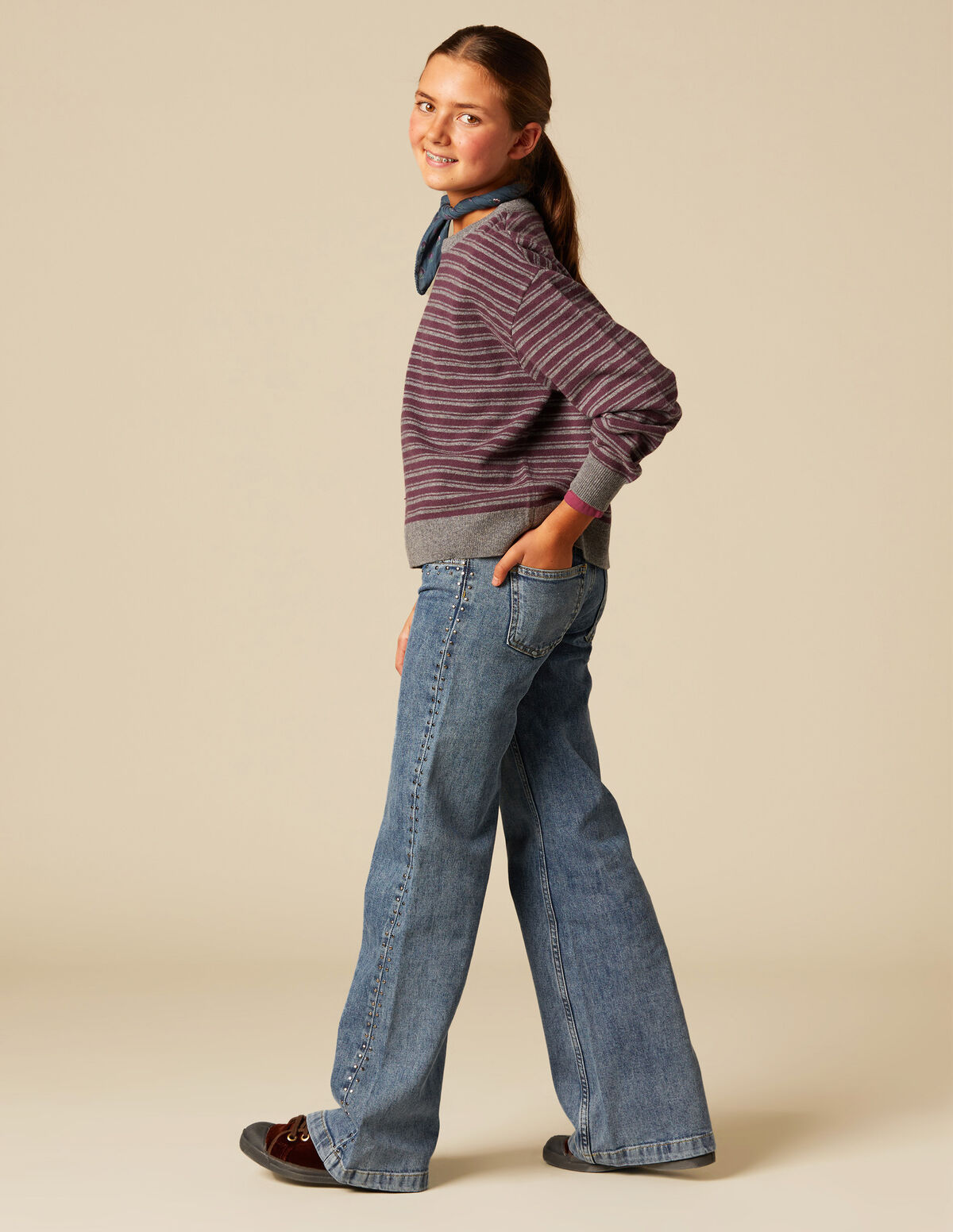 BERRY STRIPED JUMPER
