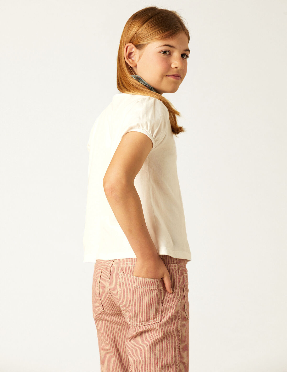 WHITE POCKET T-SHIRT