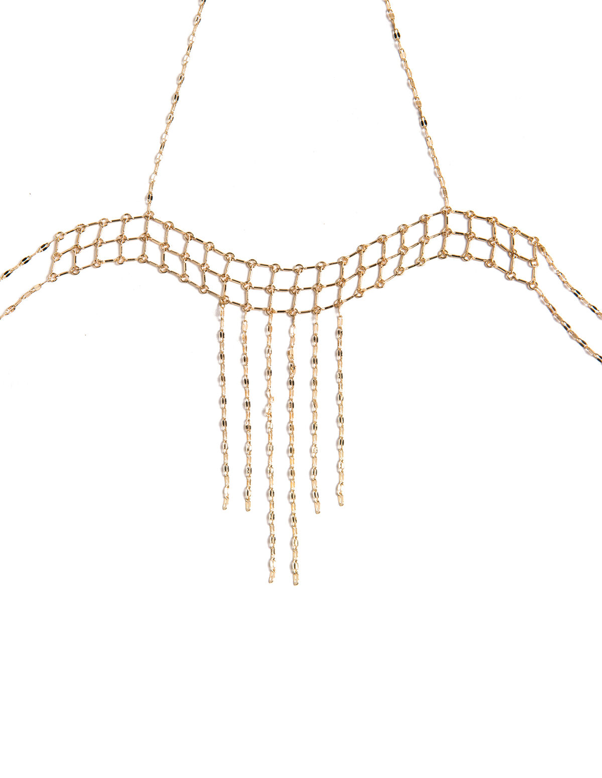 PLASTRON CHAÎNE DORÉE