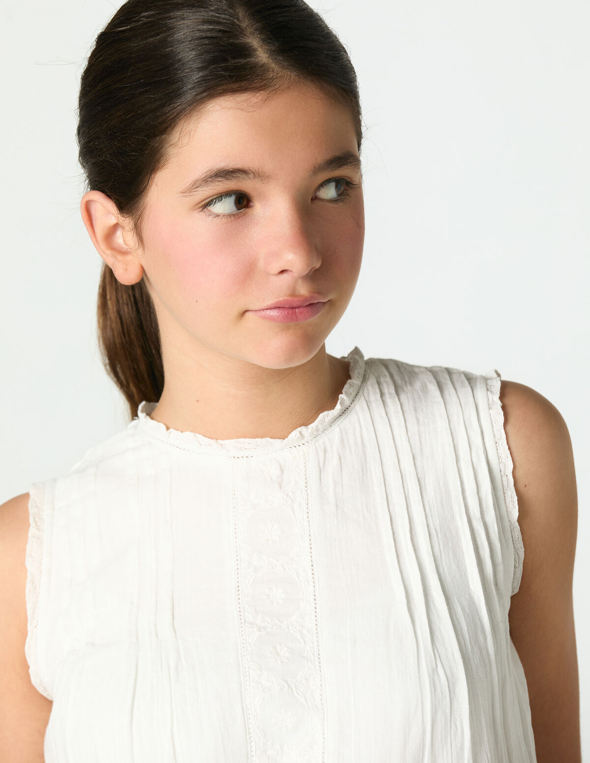 TOP NERVURAS ANTRACITE