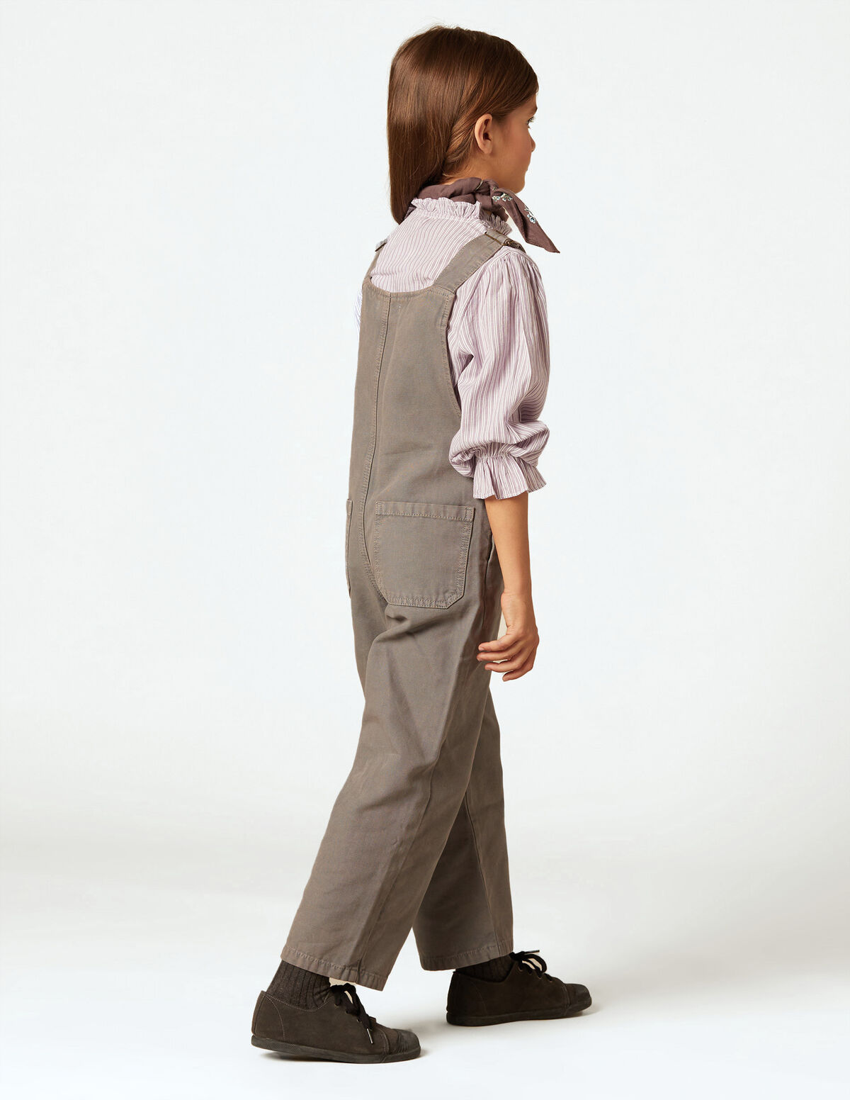 JARDINEIRAS BOMBAZINA PRINT CASTANHO