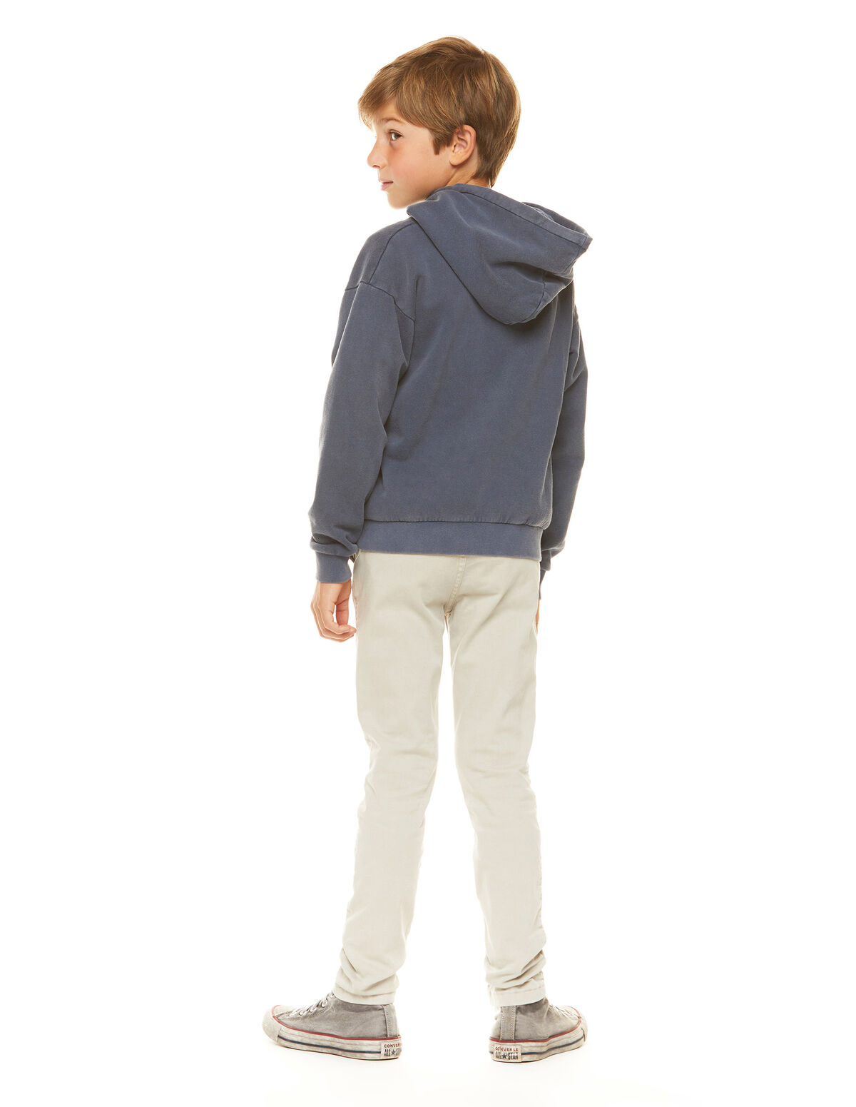 Long dark grey chinos