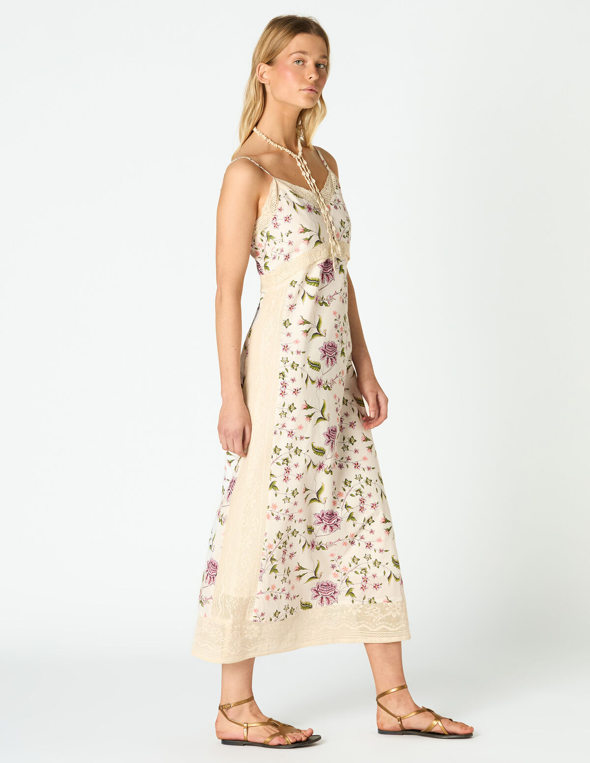 VESTIDO PRINT INDIAN CAPPUCCINO