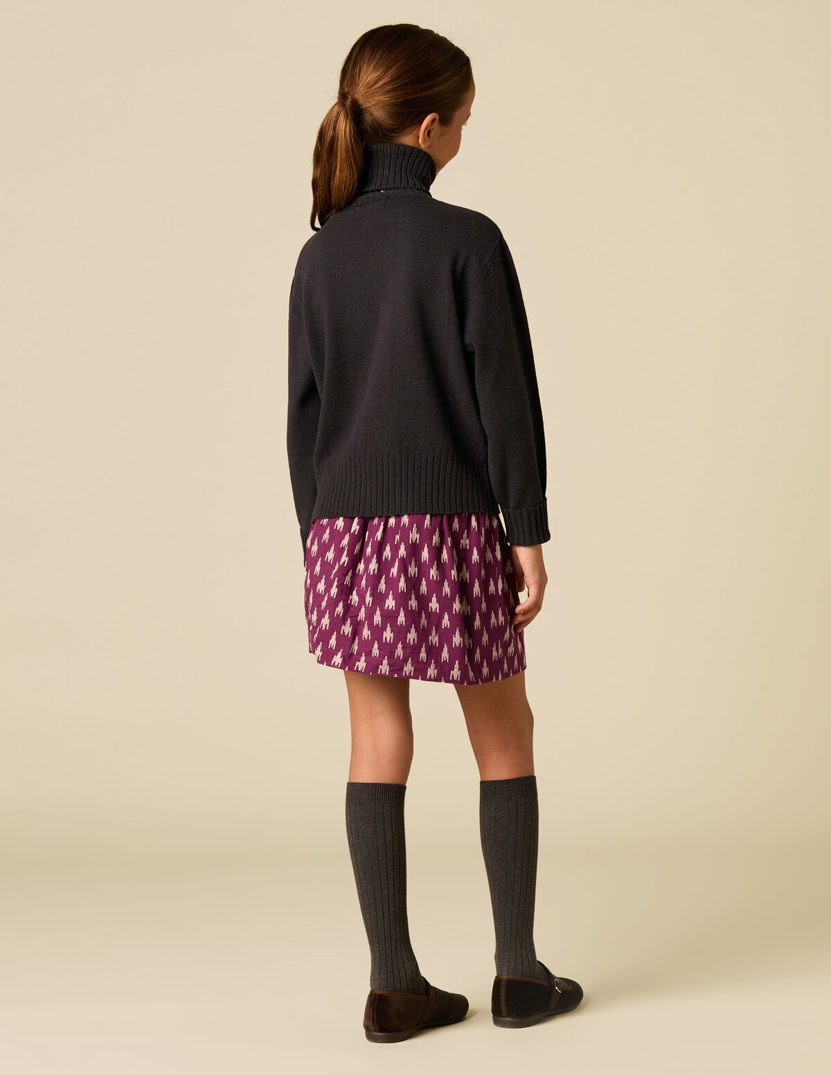 PULL COL ROULÉ ANTHRACITE