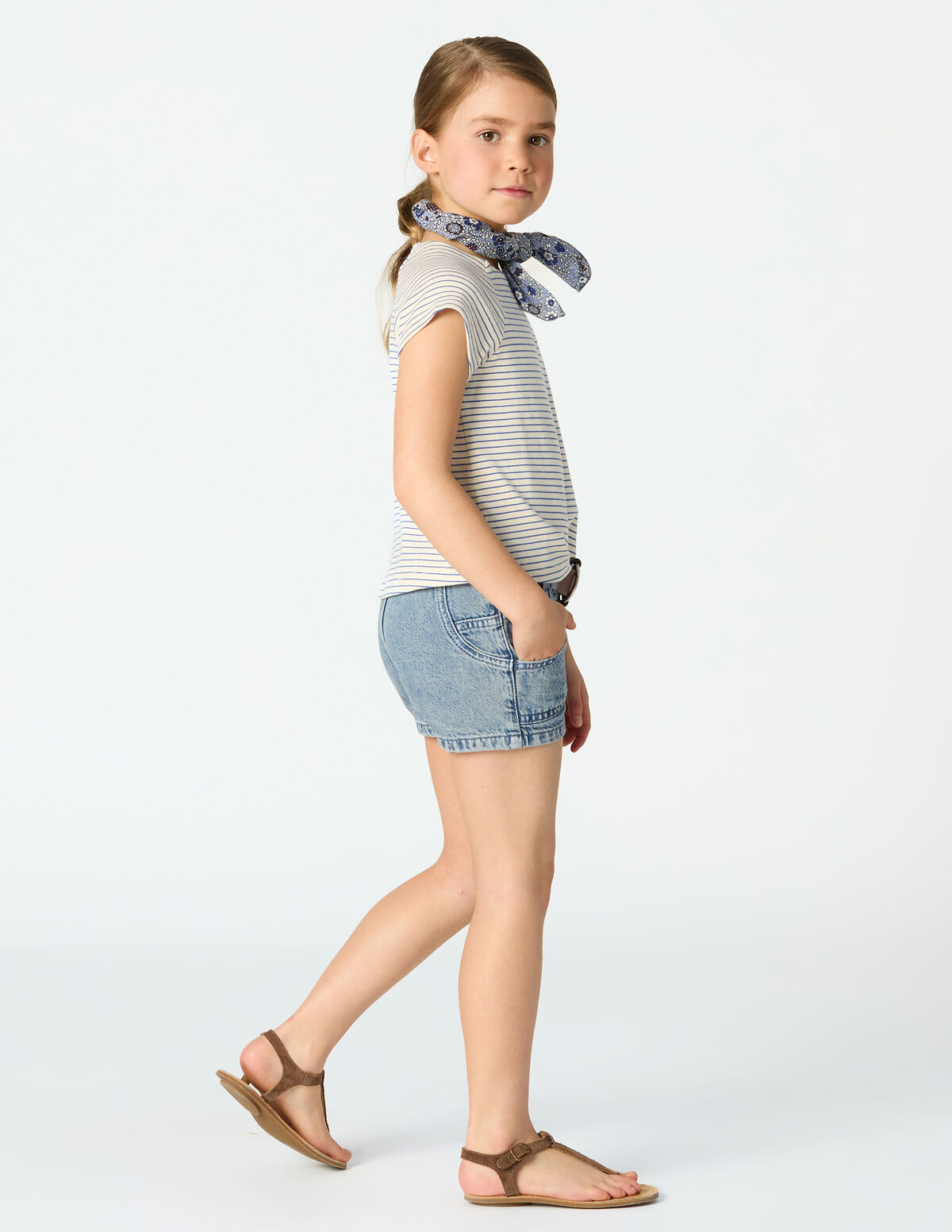 T-SHIRT RISCAS VERMELHAS 