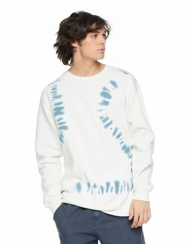 Blue tie-dye sweatshirt - Jumpers & Sweatshirts - Nícoli
