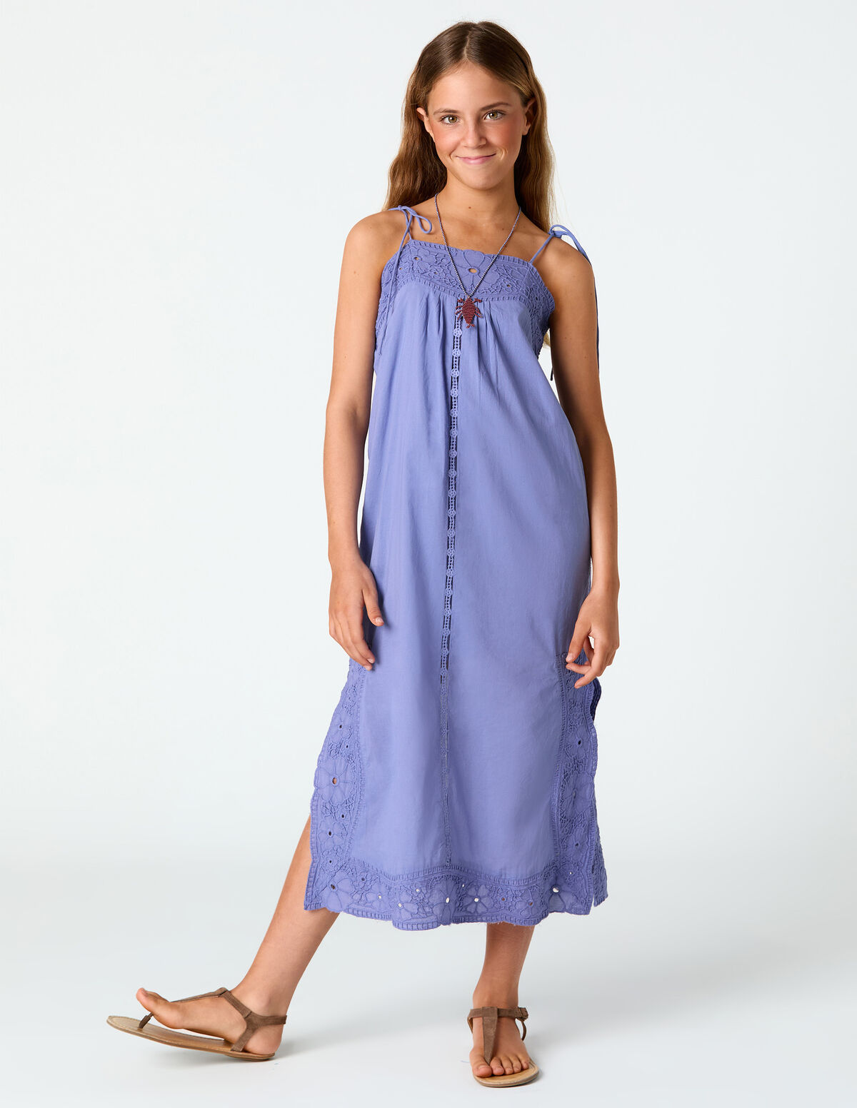VESTIDO BRODERIE LIL&Aacute;S