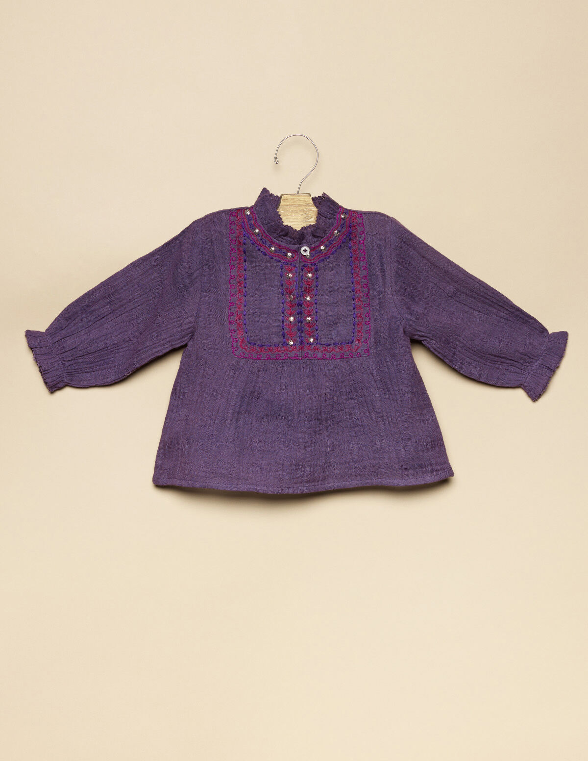 MULTICOLOUR EMBROIDERED SHIRT