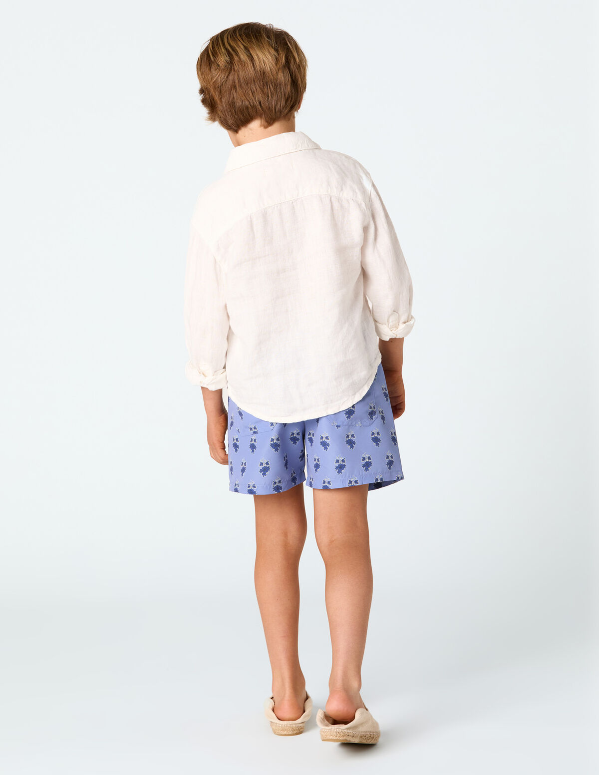WHITE LINEN SHIRT
