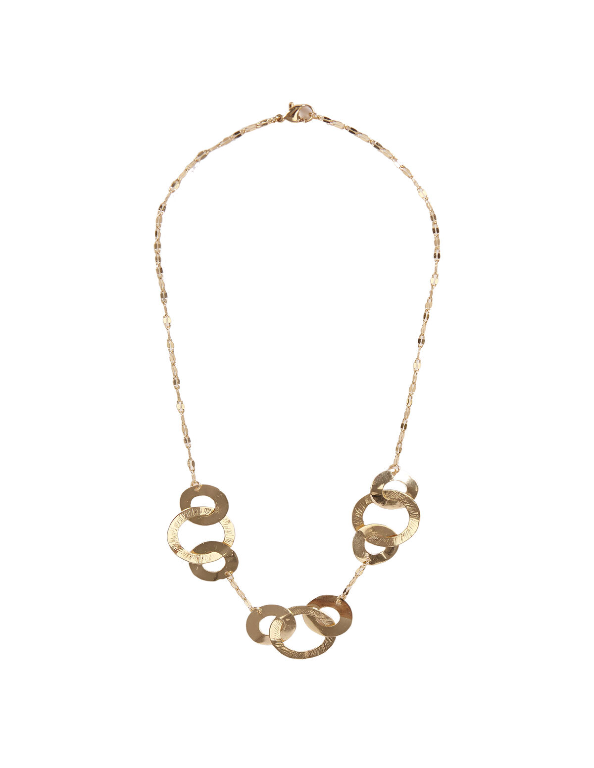 GOLD CIRCLES NECKLACE