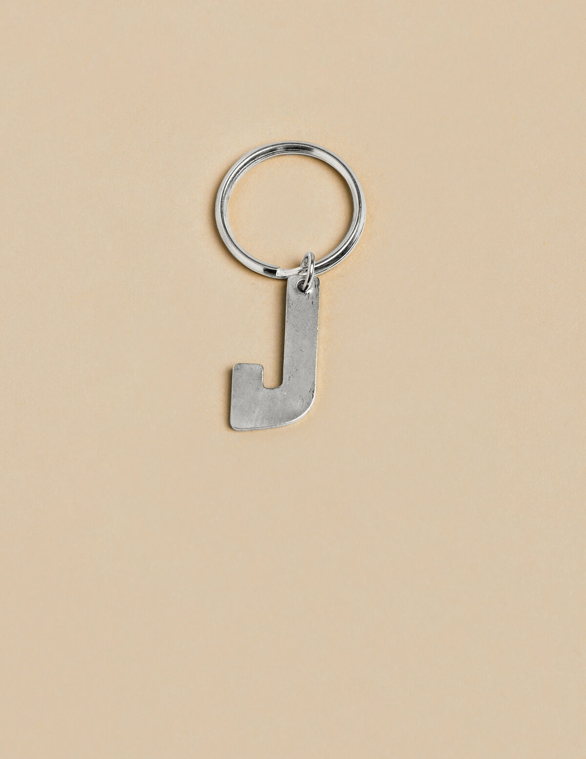 GOLD "J" KEYCHAIN
