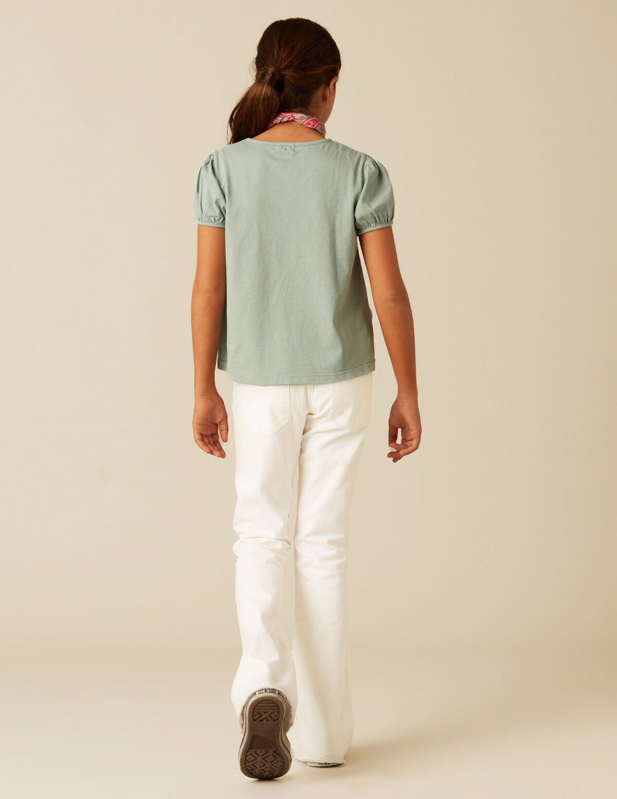 Pantalón campana vaquero azul