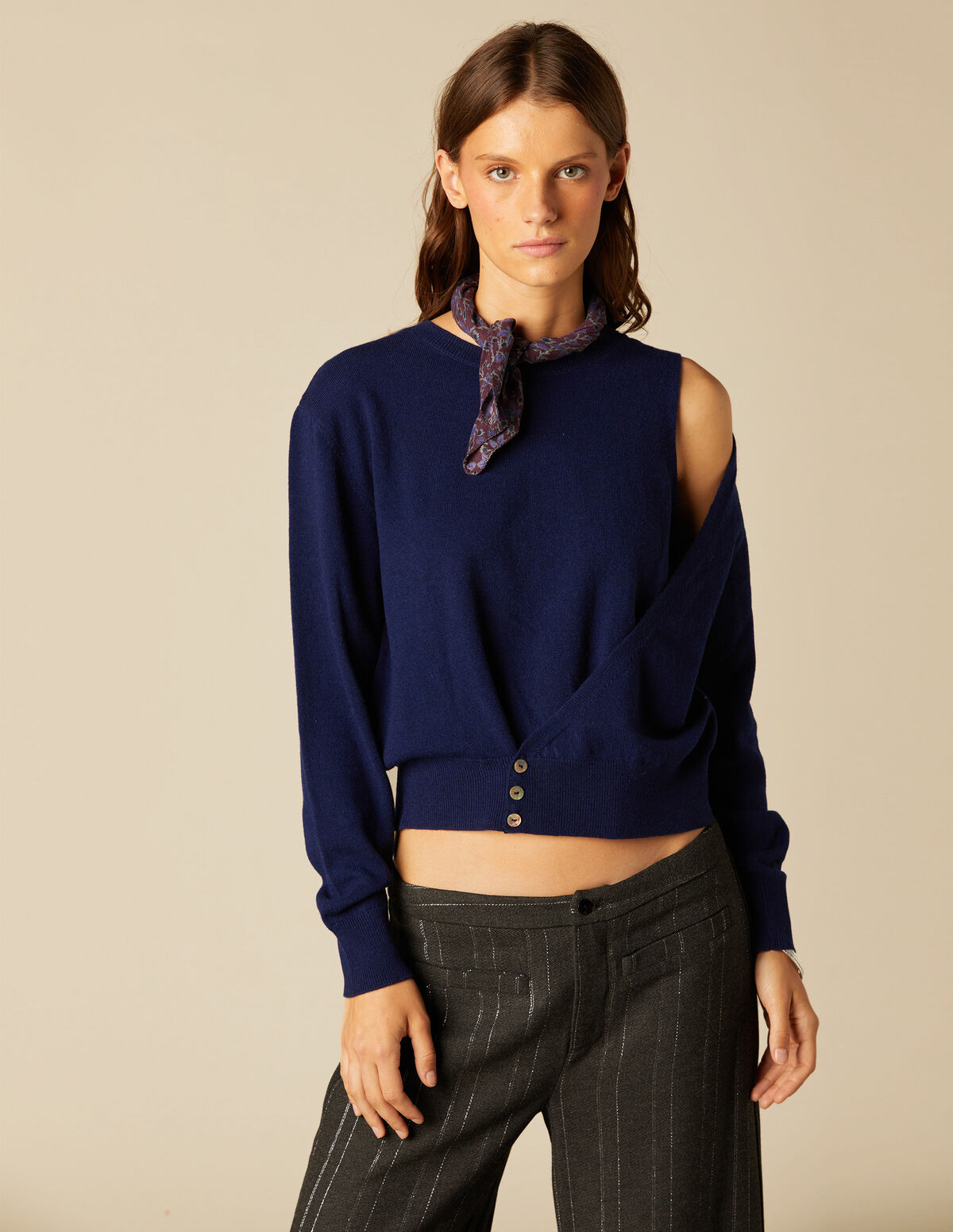 PULL OUVERTURE BLEU ÉLECTRIQUE