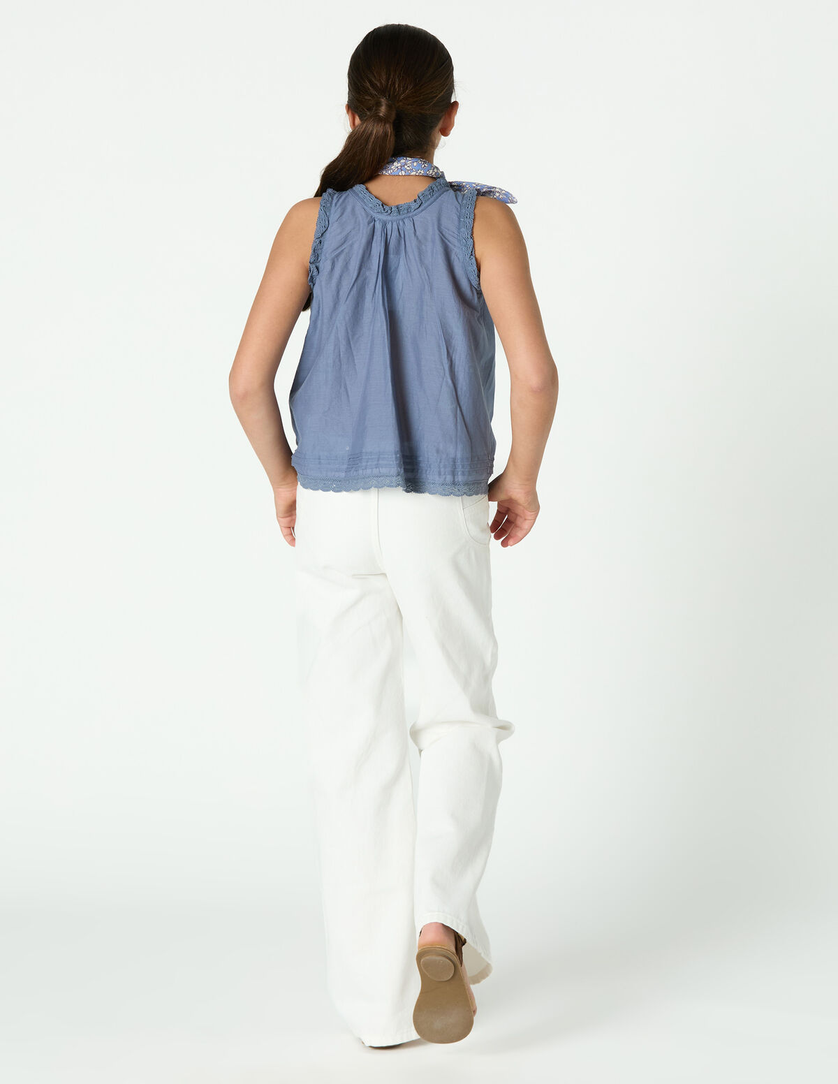 TOP BOT&Otilde;ES RENDAS AZUL