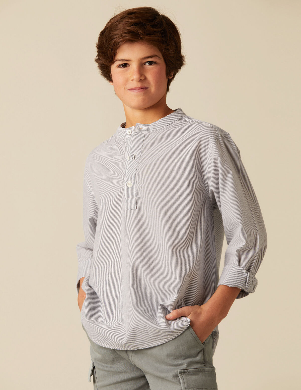 CAMISA MIL RISCAS AZUL