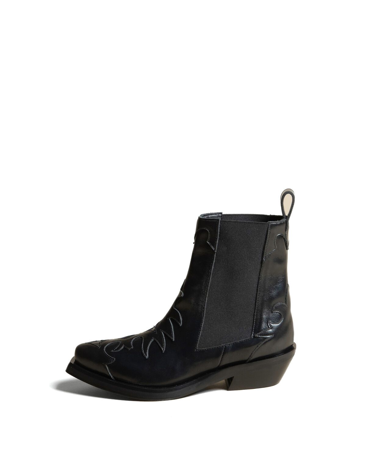 ANKLE BOOTS BURGUNDY