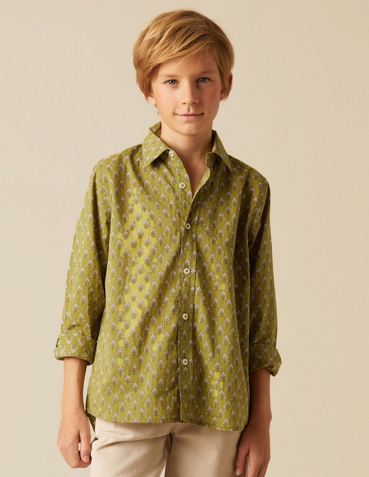 CAMISA BUTI HOJA MORA