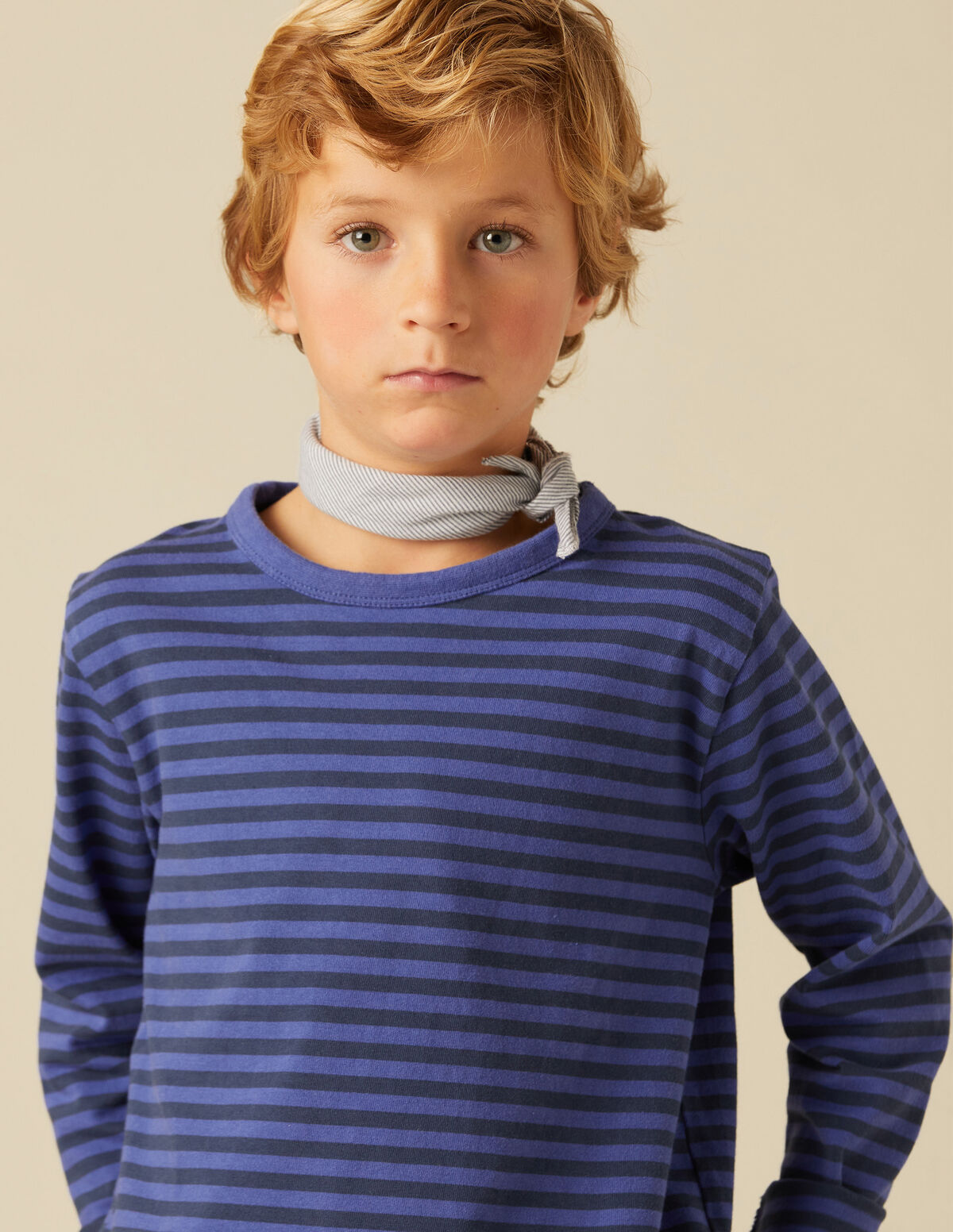CAMISETA RAYAS AZUL