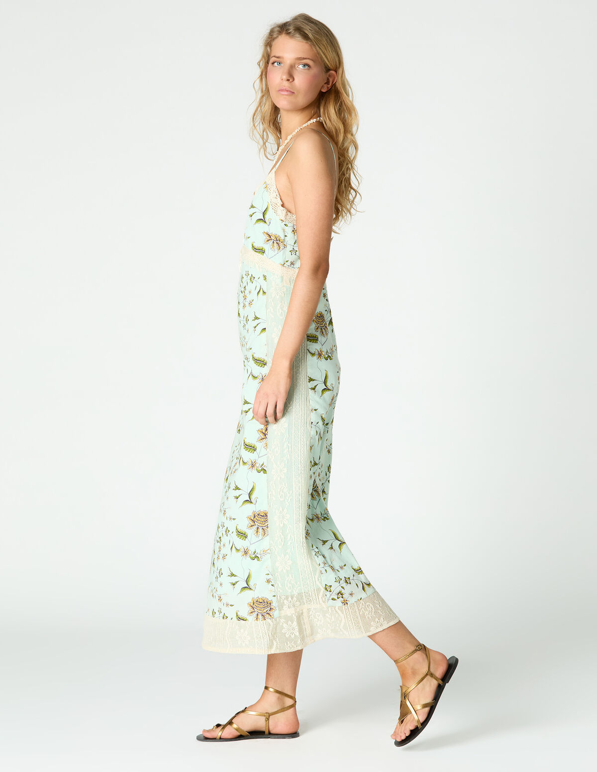 VESTIDO PRINT INDIAN CAPPUCCINO