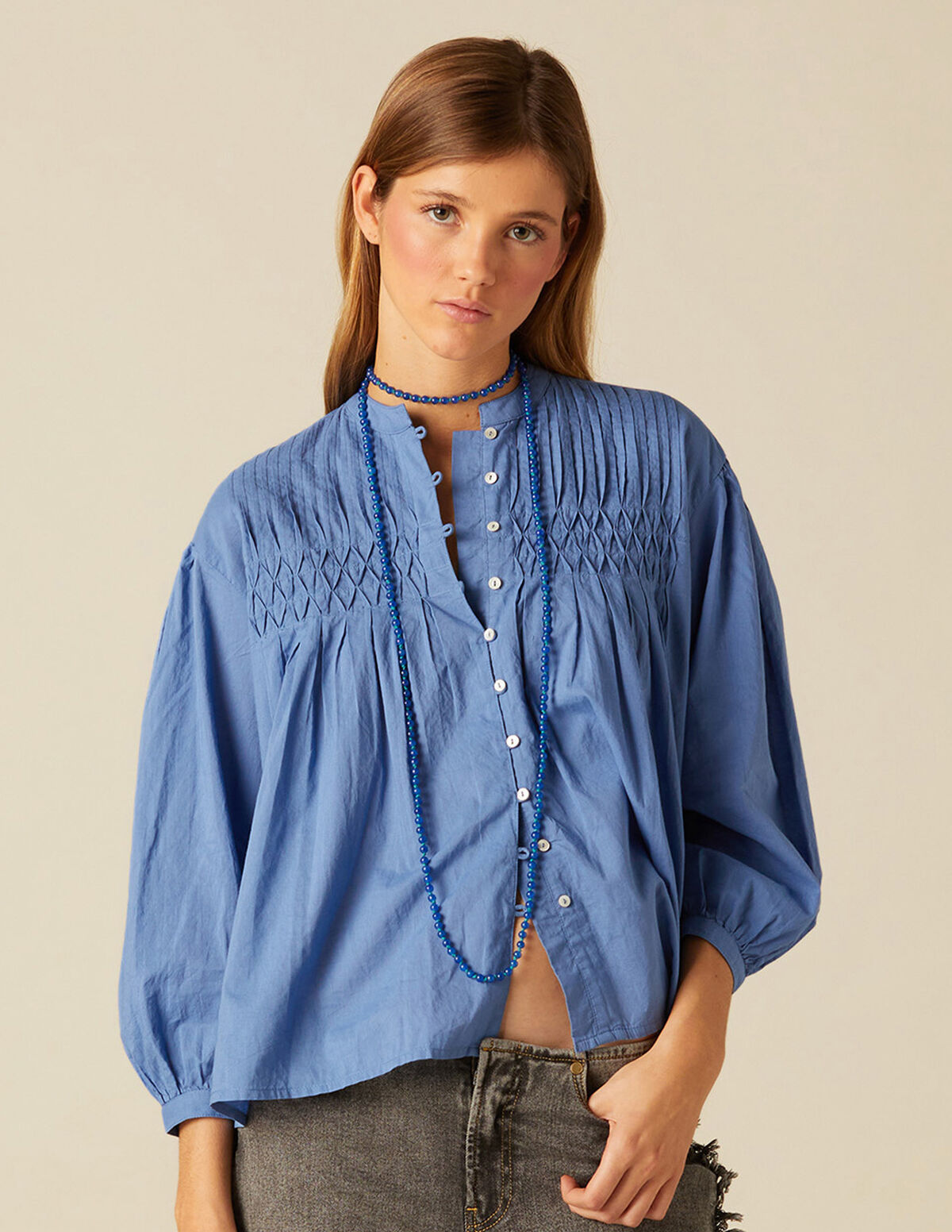 CAMISA AZUL JARETAS