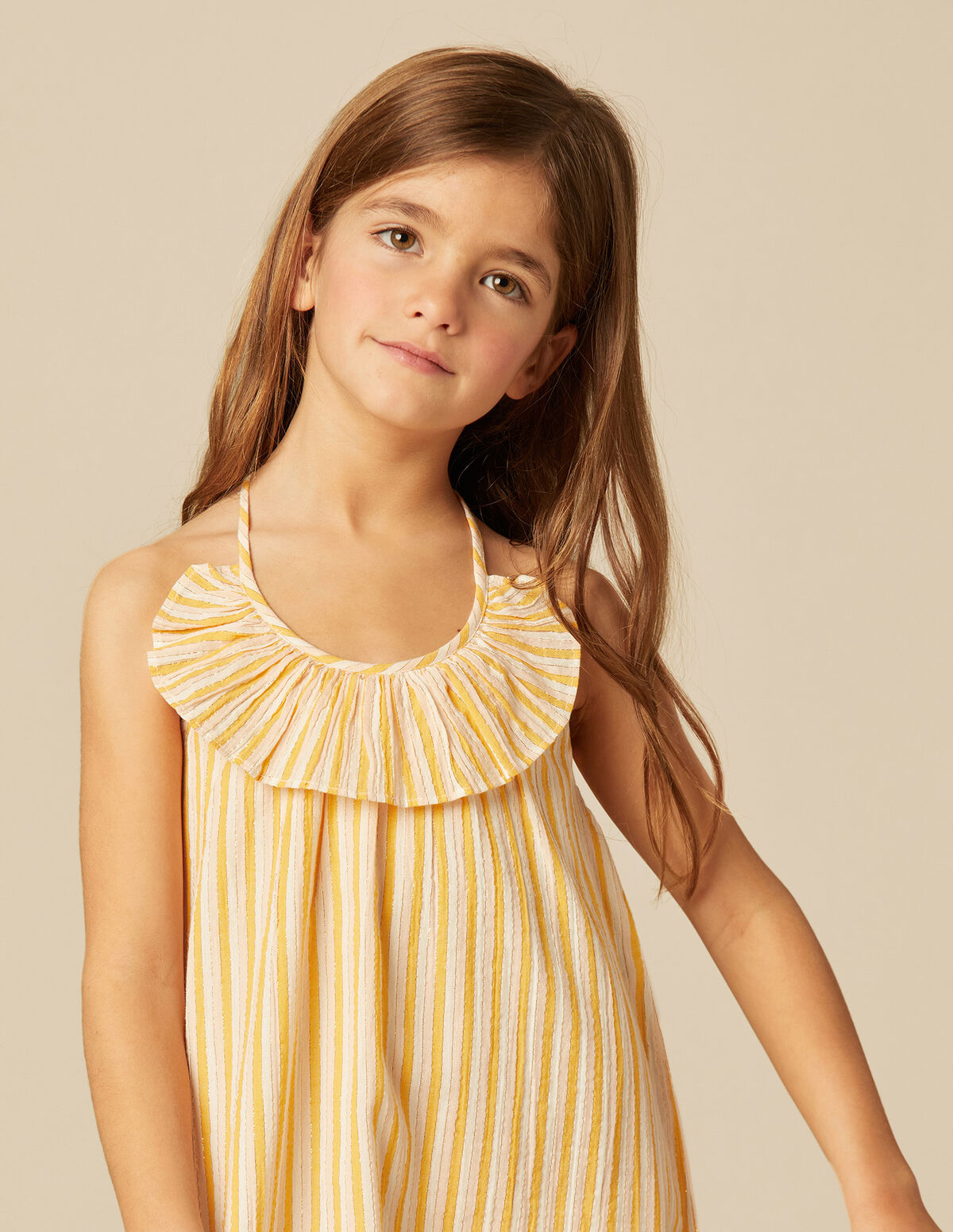 VESTIDO RAYAS AMARILLAS