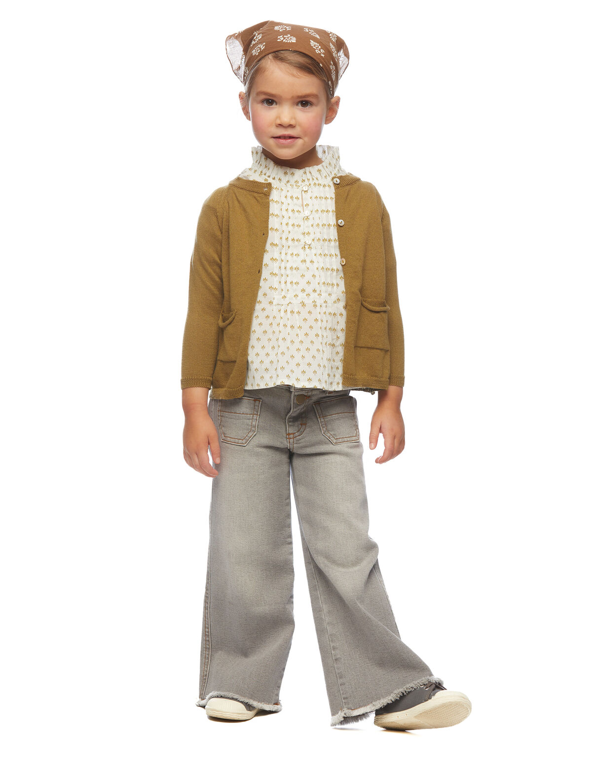 Pantal&oacute;n wide leg vaquero azul claro