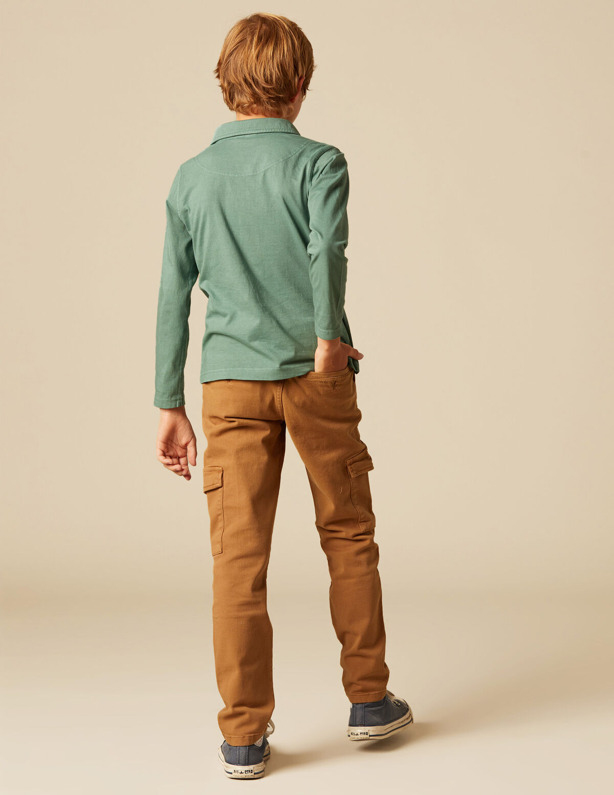 SAND LONG CARGO TROUSERS