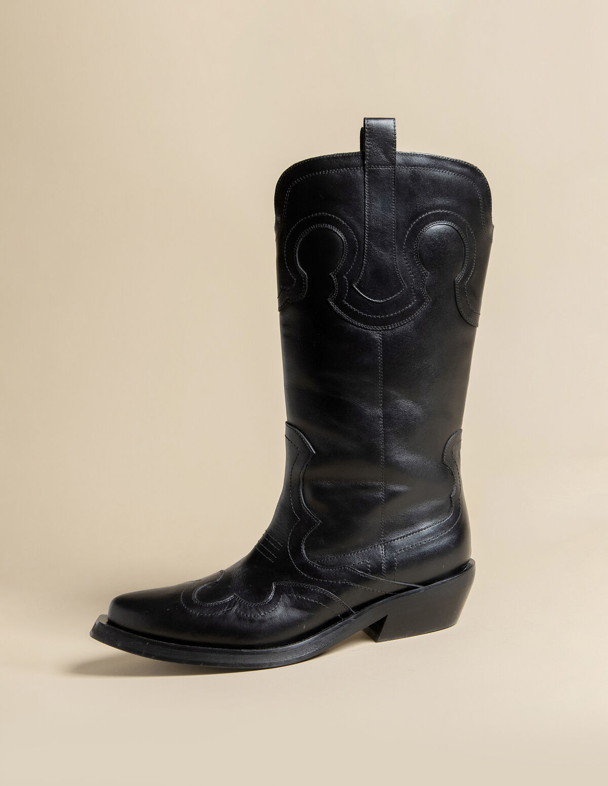 BOTA COWBOY NEGRA