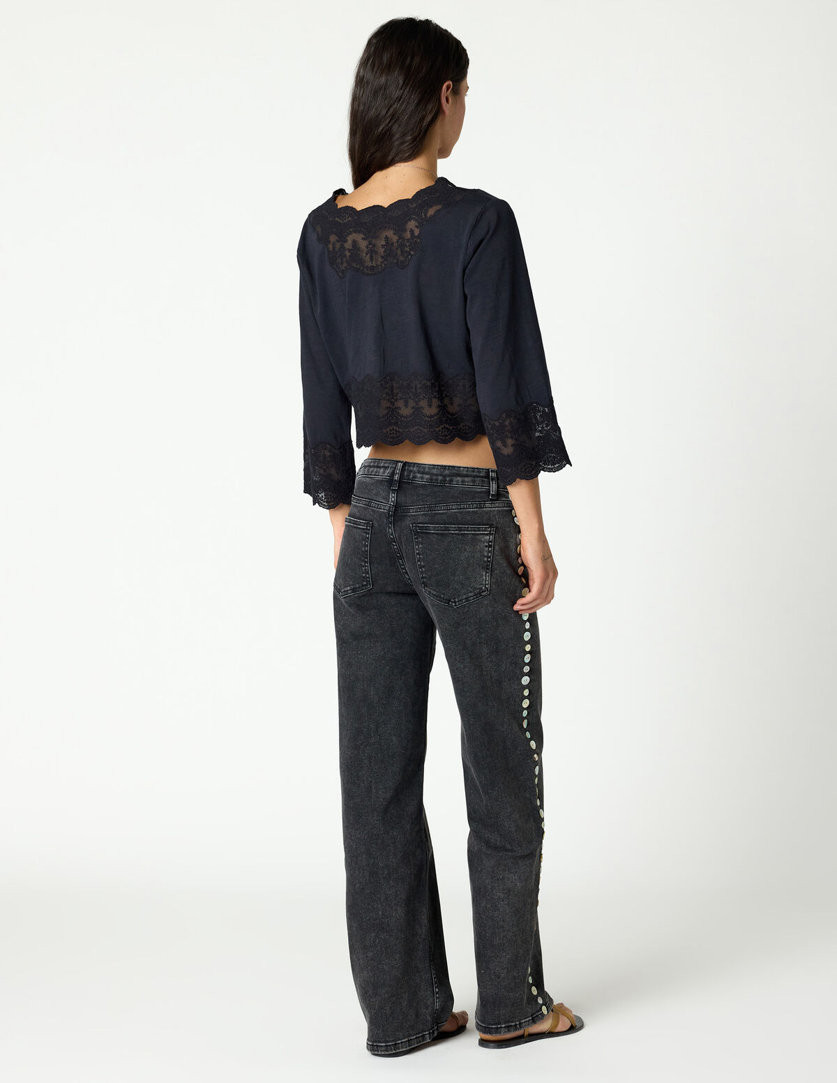 ANTHRACITE BUTTONED SHIRT 