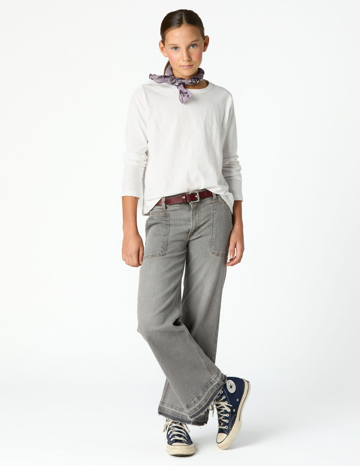 ANTHRACITE LONG-SLEEVE T-SHIRT