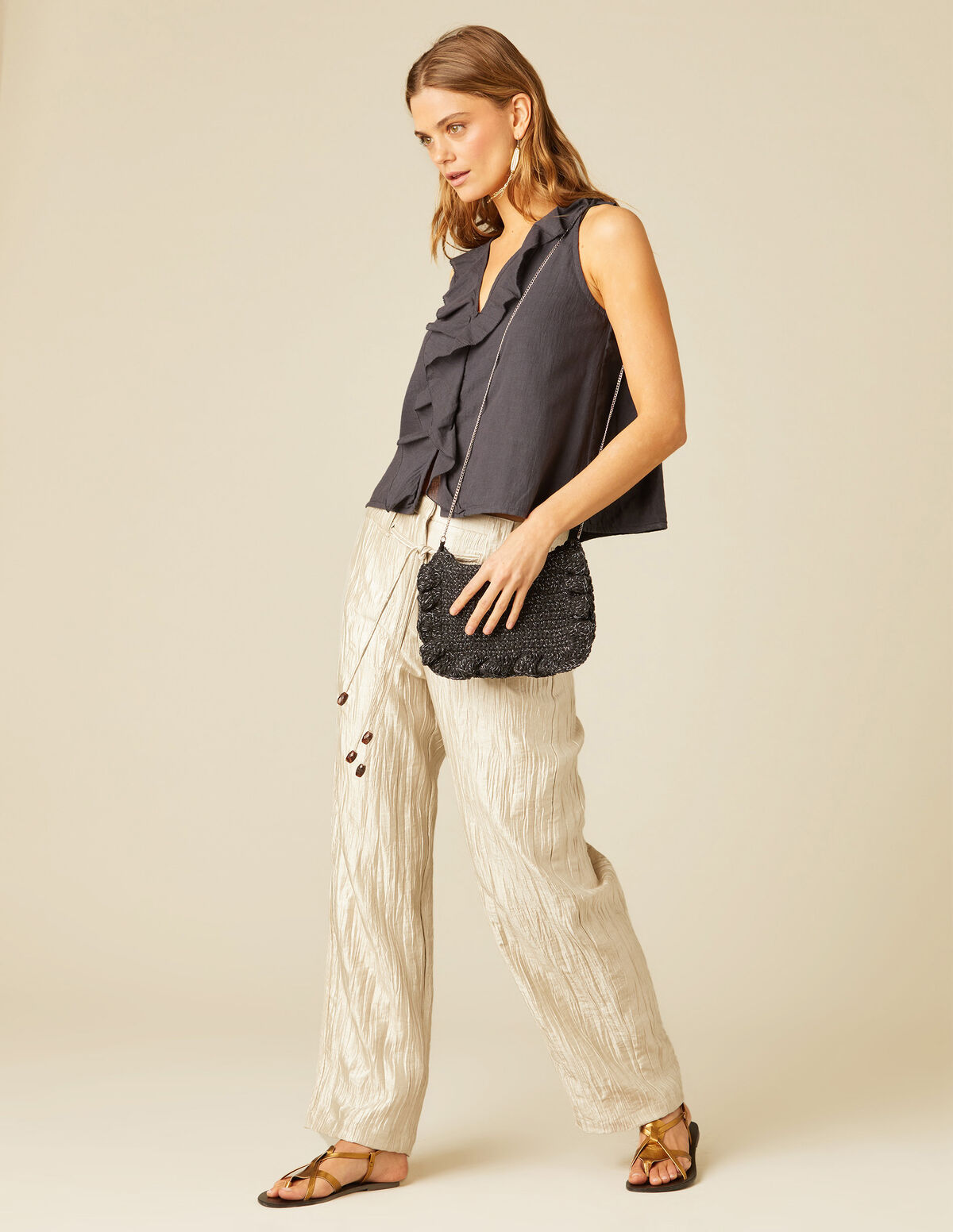 PANTALÓN TEXURA CRUDO