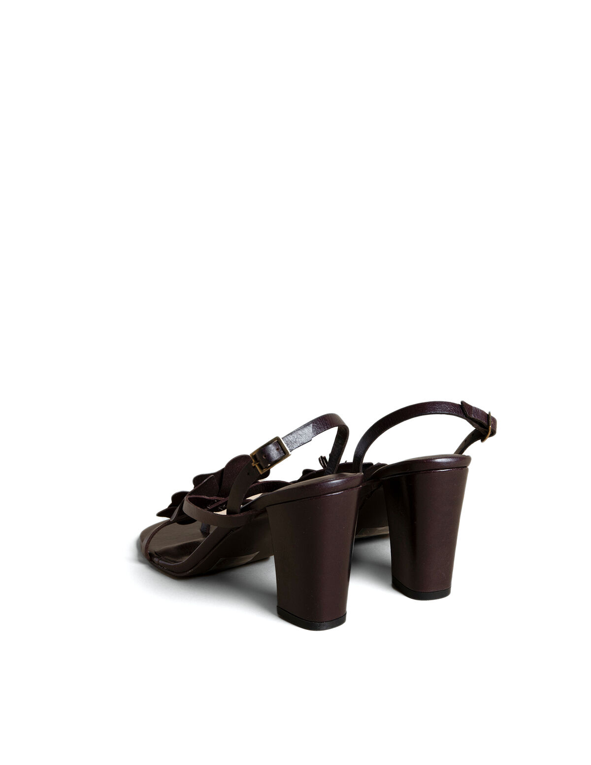 CHERRY FLOWER HEELED SANDAL