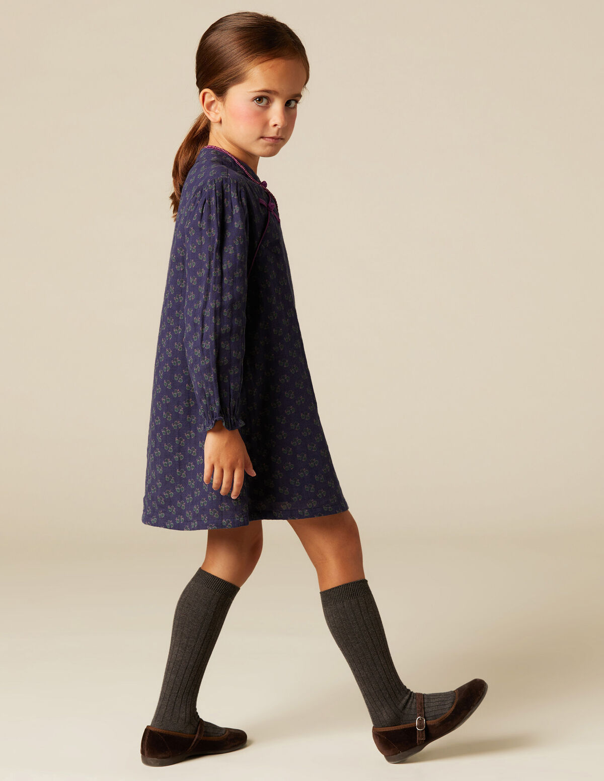 ROBE POPPY BLEU ÉLECTRIQUE