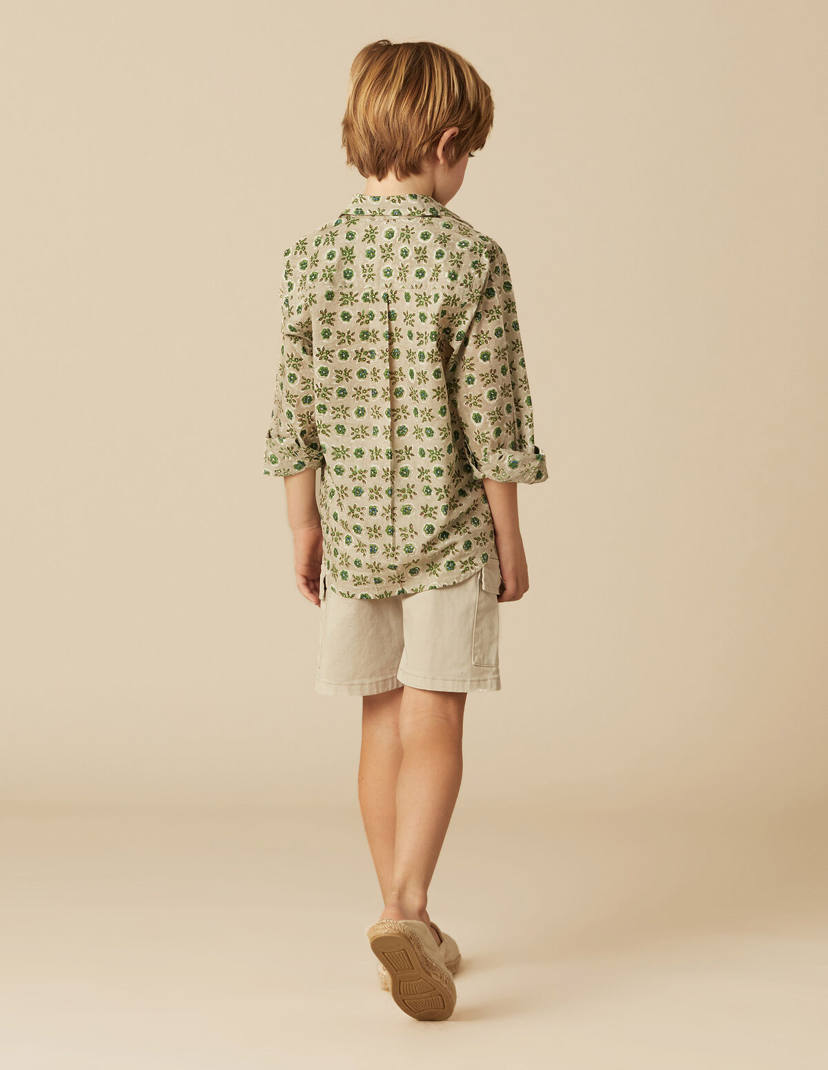CHEMISE BOUQUETS VERTE