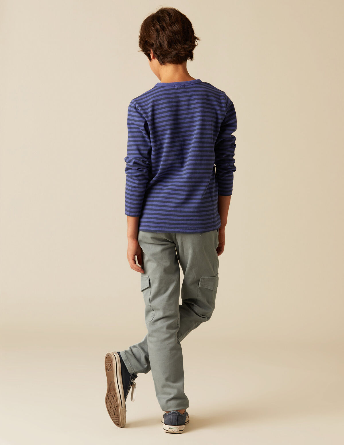 T-SHIRT RISCAS AZUL