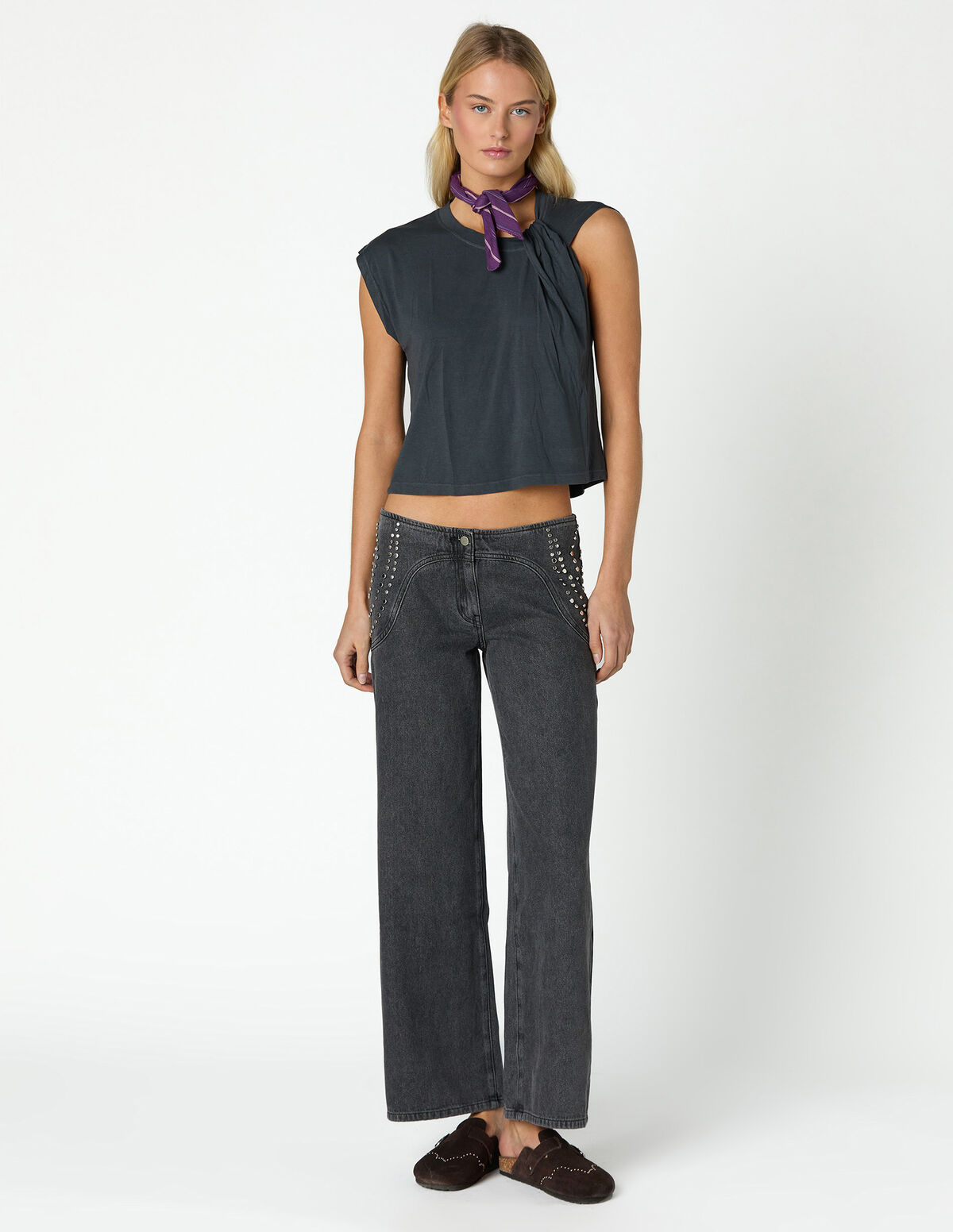 JEANS PAISLEY ANTRACITE 