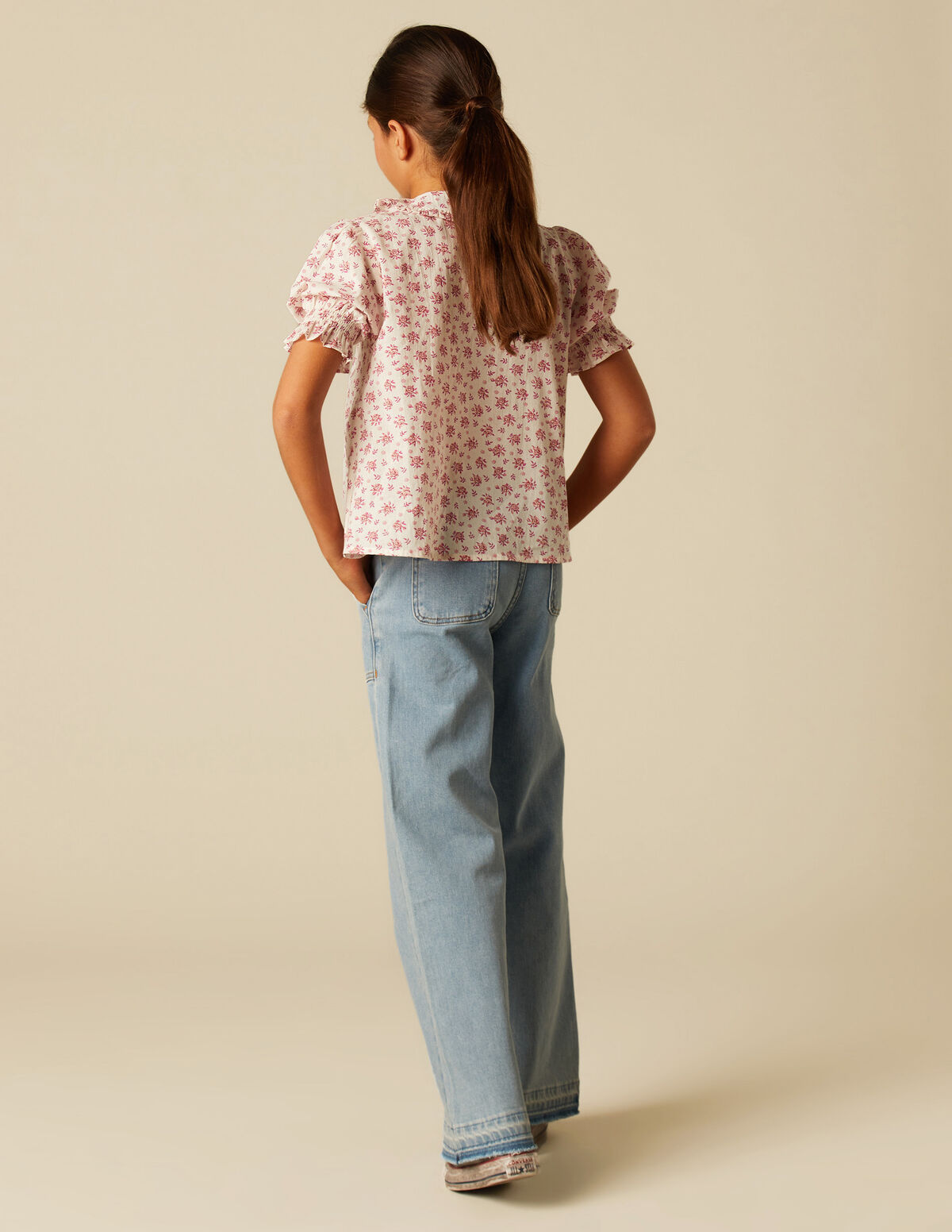 CAMISA FLORES AZUL