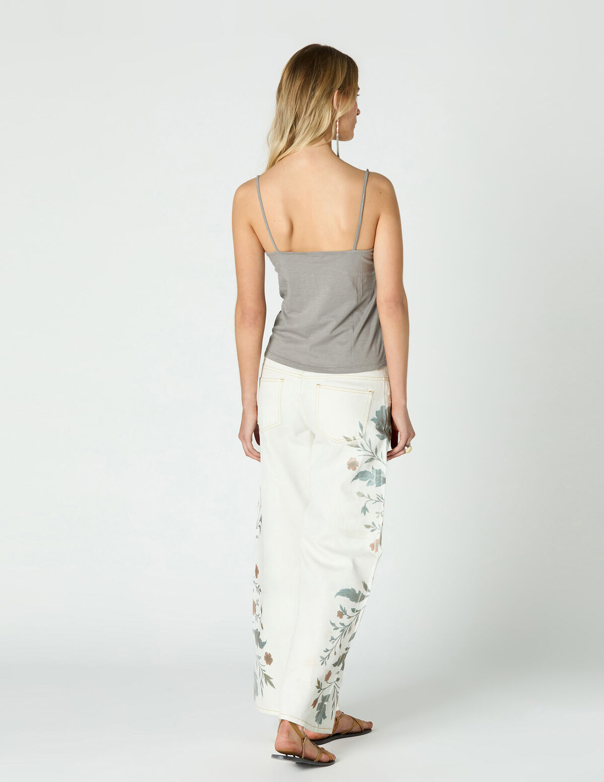 CAMISETA TIRANTES BEAD IRON GREY