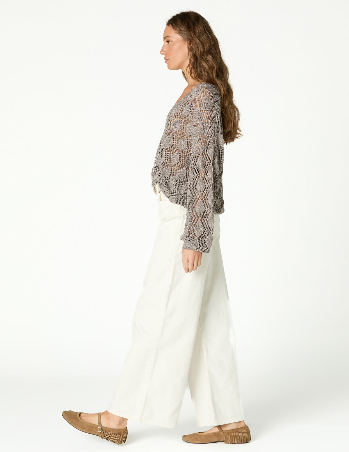 JERSEY PUNTO BRILLO PLATA