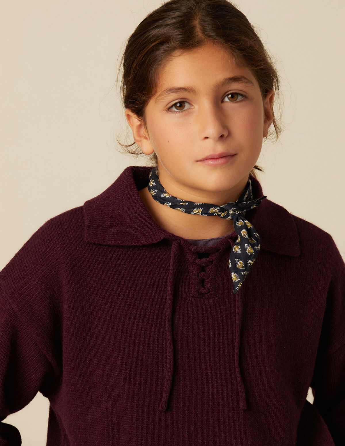 JERSEY PUNTO LAZO MARRÓN