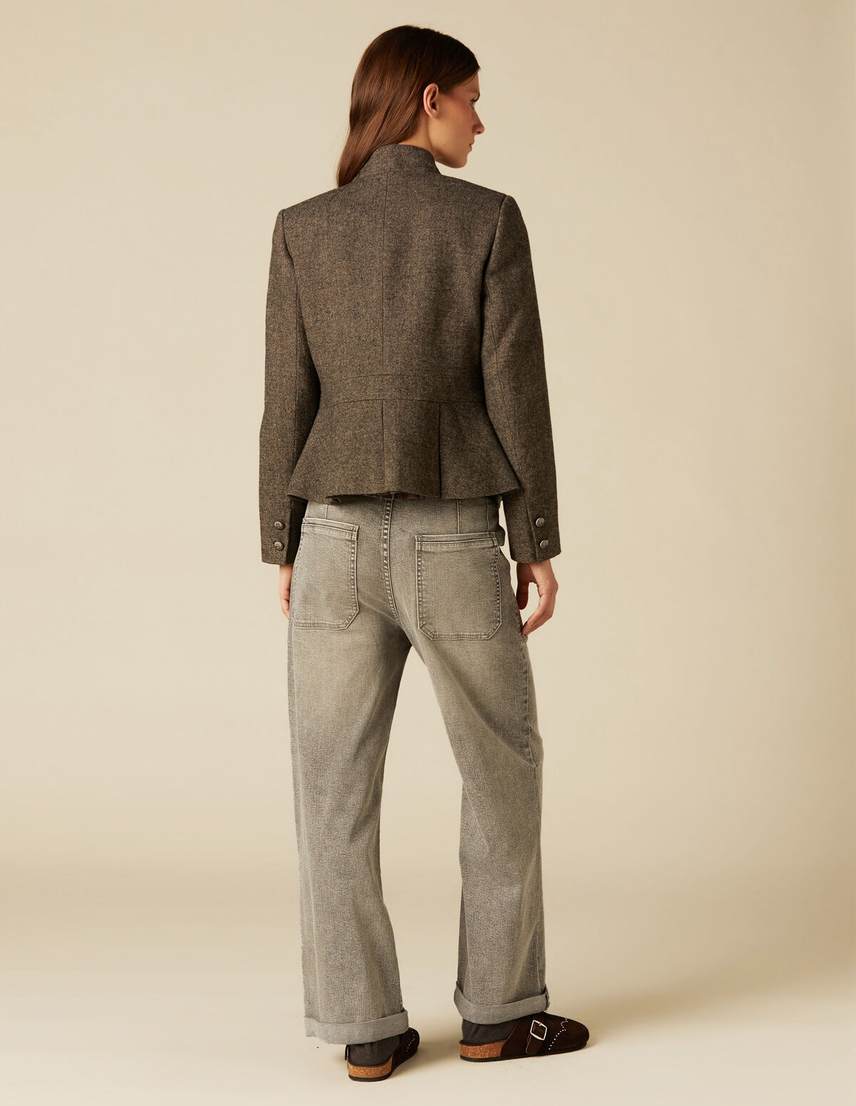 HERRINGBONE BLAZER 