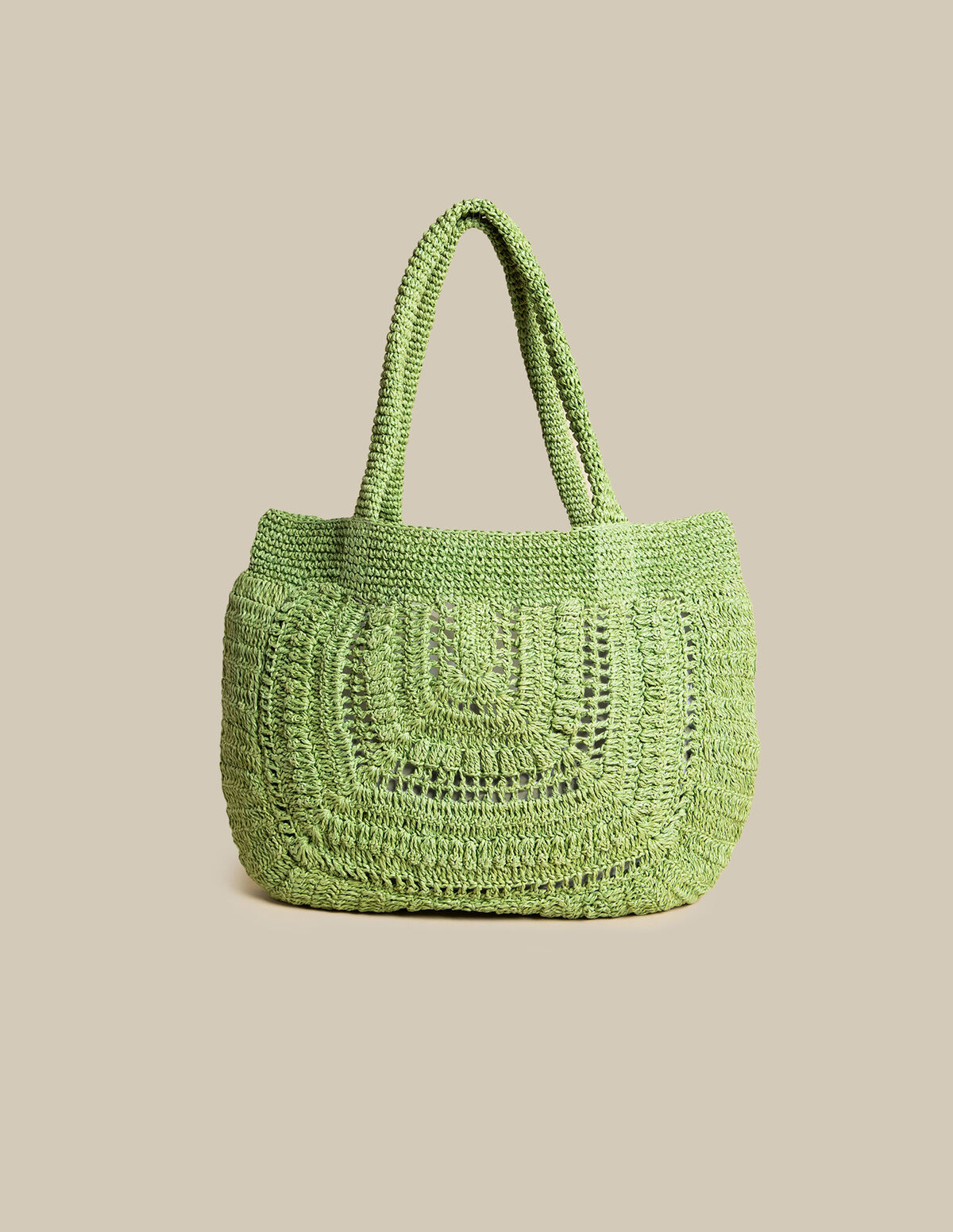 BOLSO GRANDE RAFIA ANTRACITA