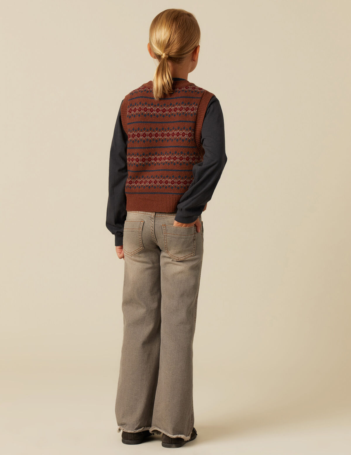 CHALECO PUNTO MULTICOLOR