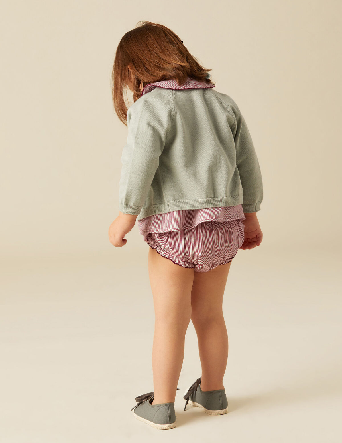 VESTE BÉBÉ BOUTONS BLEU ÉLECTRIQUE