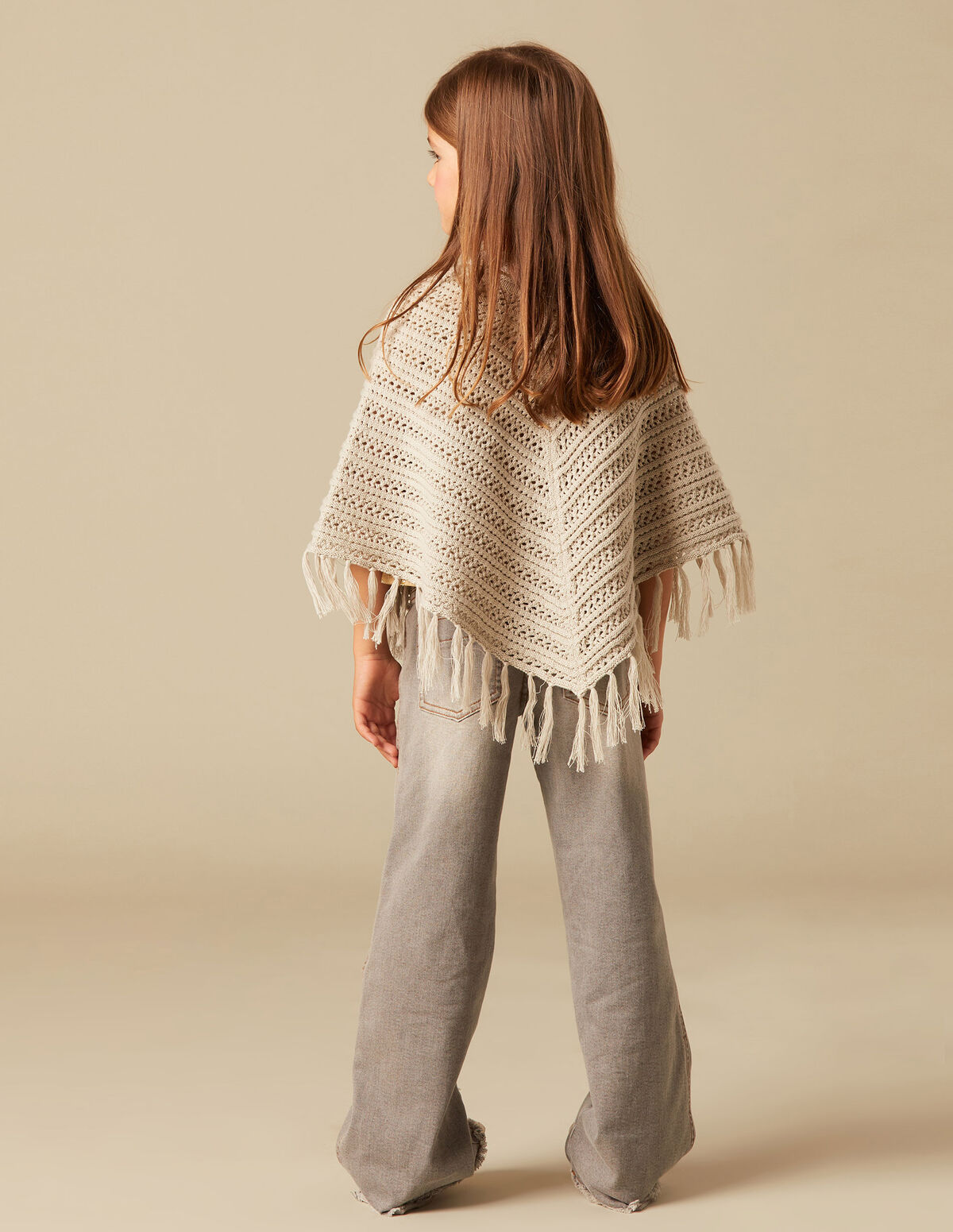 PONCHO FRANGES MAILLE