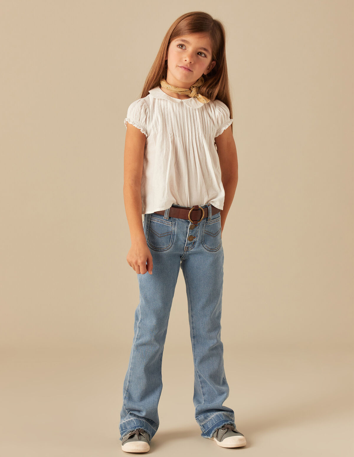 PANTALÓN CAMPANA VAQUERO AZUL