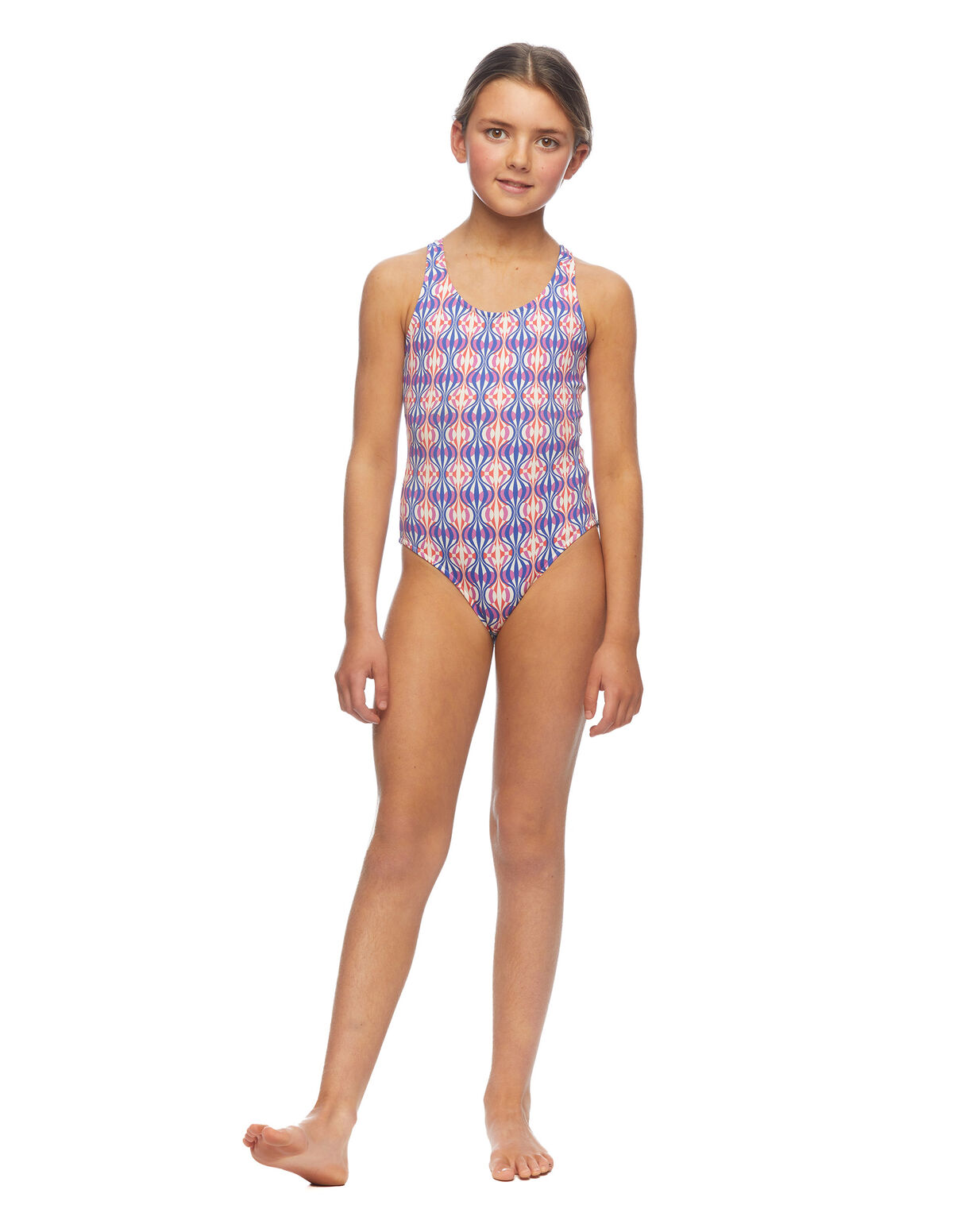 Strawberry geometric print swimsuit - Swimwear - Nícoli